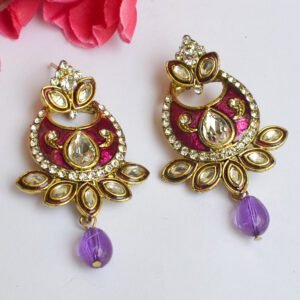 purple earrings online