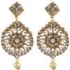 artificial pearl jhumka earrings set